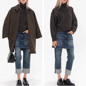 NWT R13 Romeo Double Classic Jeans Denim Melvin Blue Stretch